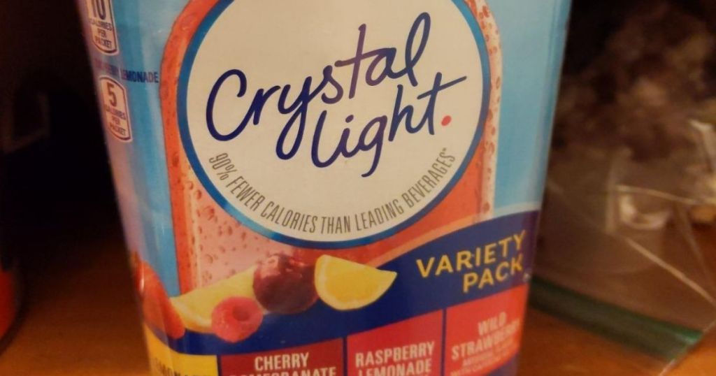 Crystal Light Variety Pack container