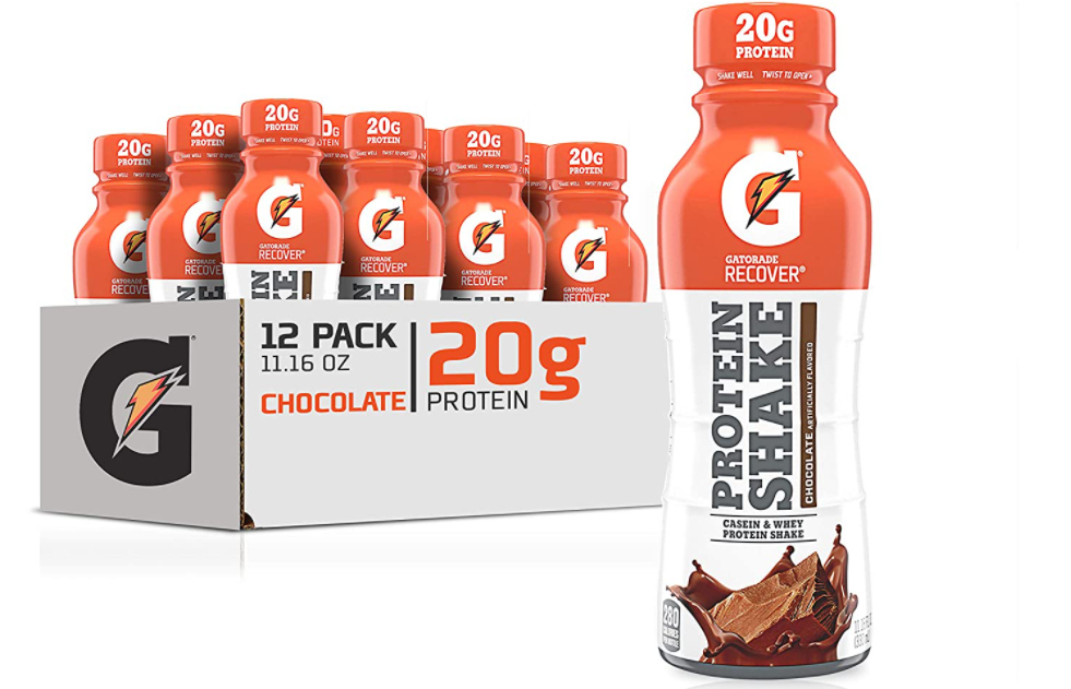 Gatorade Recover protein shakes