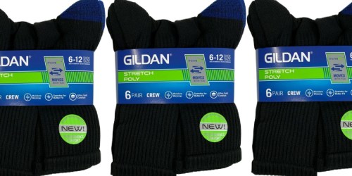 Gildan Men’s Crew Socks 12-Pack Only $7.98 on Amazon or Walmart.online (Regularly $15)