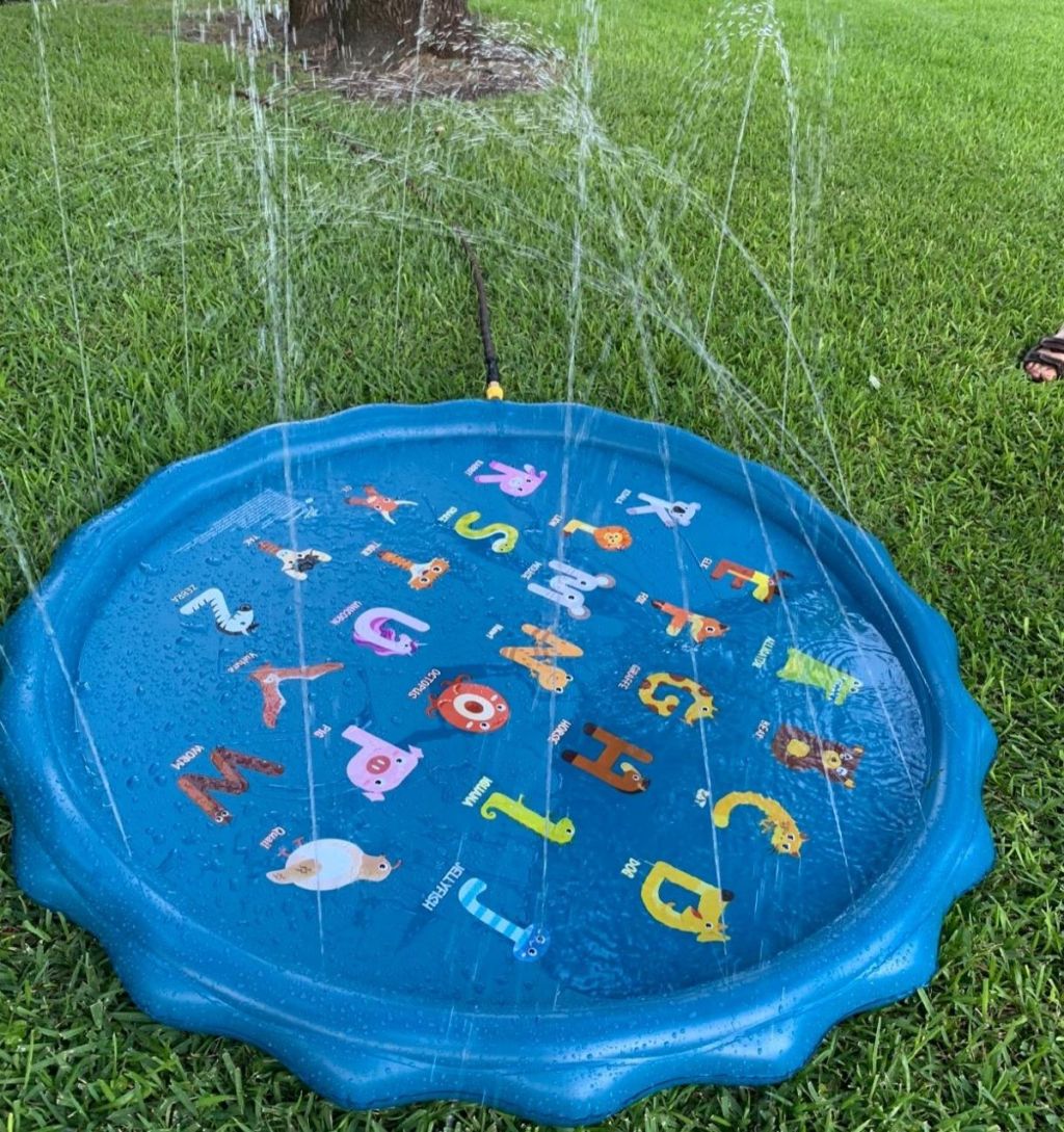 sprinkler and splash pad