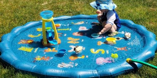 Kids Sprinkler & Splash Pad Only $15.99 on Amazon | Perfect for Summer