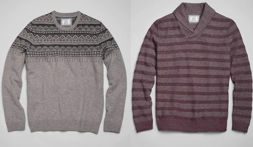 2 Jos A Bank mens sweaters