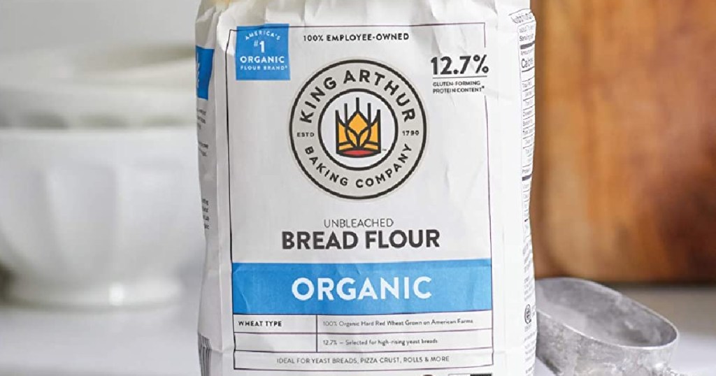 King Arthur 100% Organic 2lbs Unbleached Bread Flour