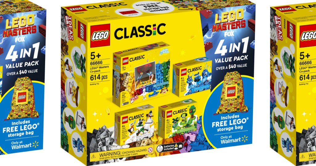 yellow lego classic builders set