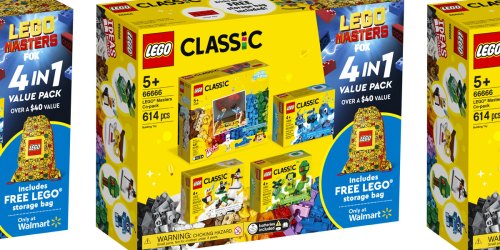 LEGO Classic 614-Piece Set w/ Storage Bag Only $25 on Walmart.online (Regularly $45)