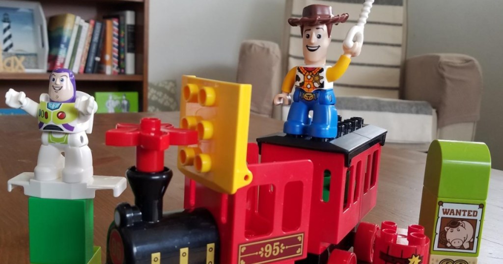 Kids LEGO duplo set of Toy Story Train