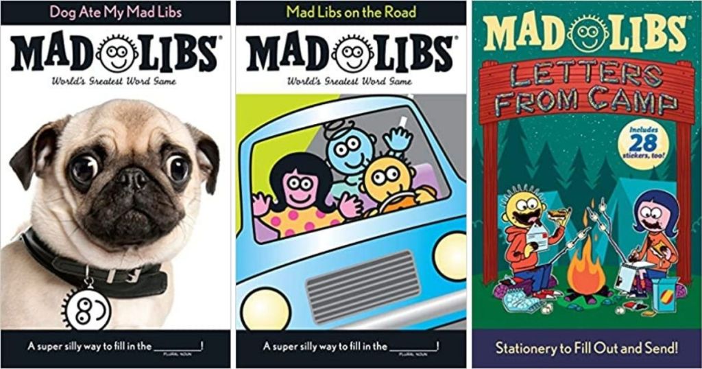 three Mad Libs books