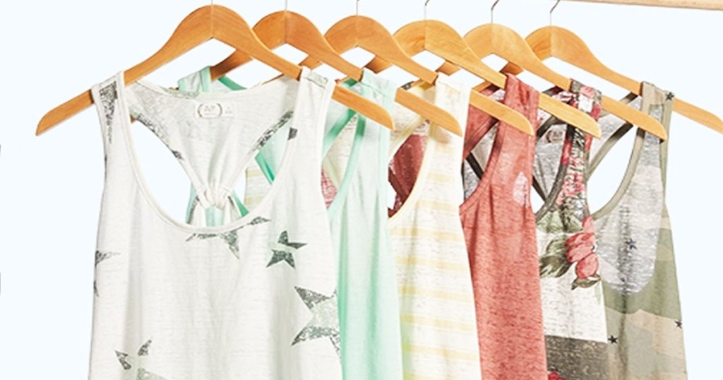 womens tank tops on hangers