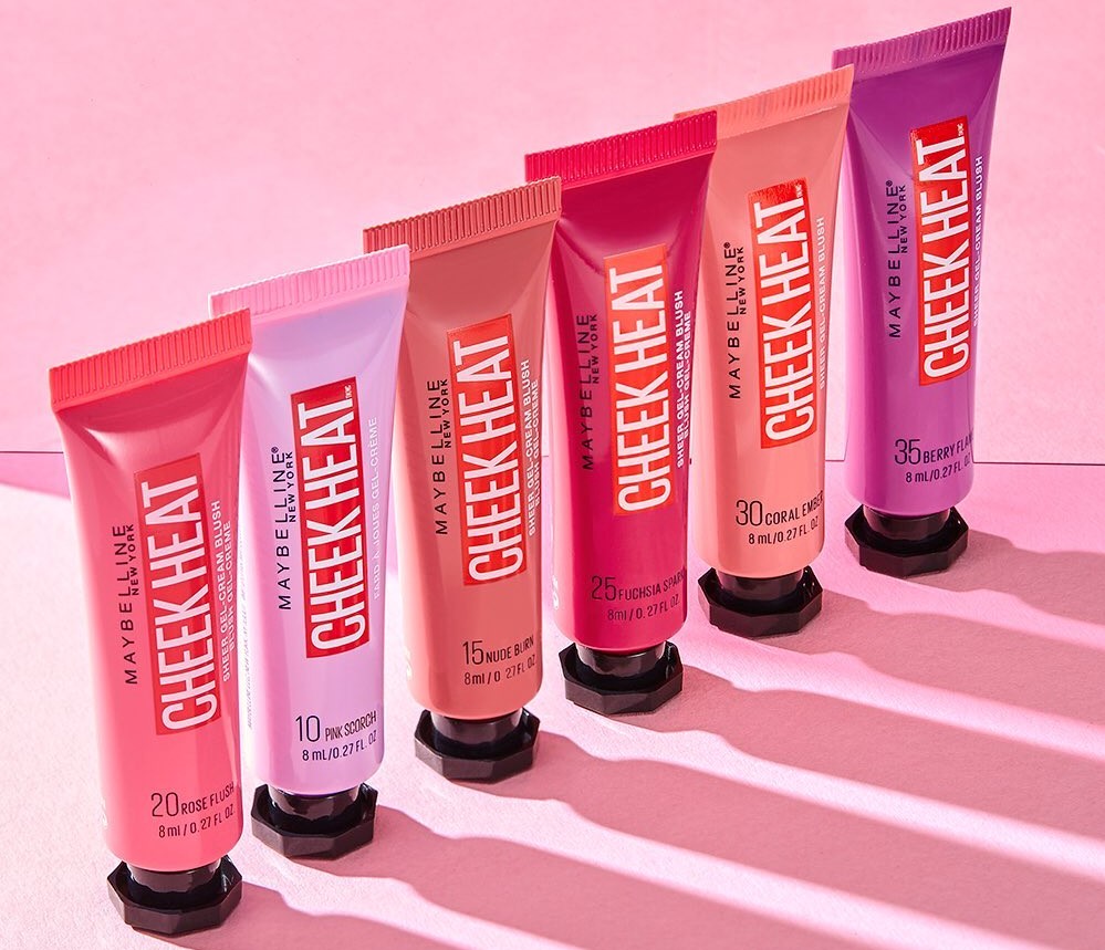 Maybelline Cheek Heat products