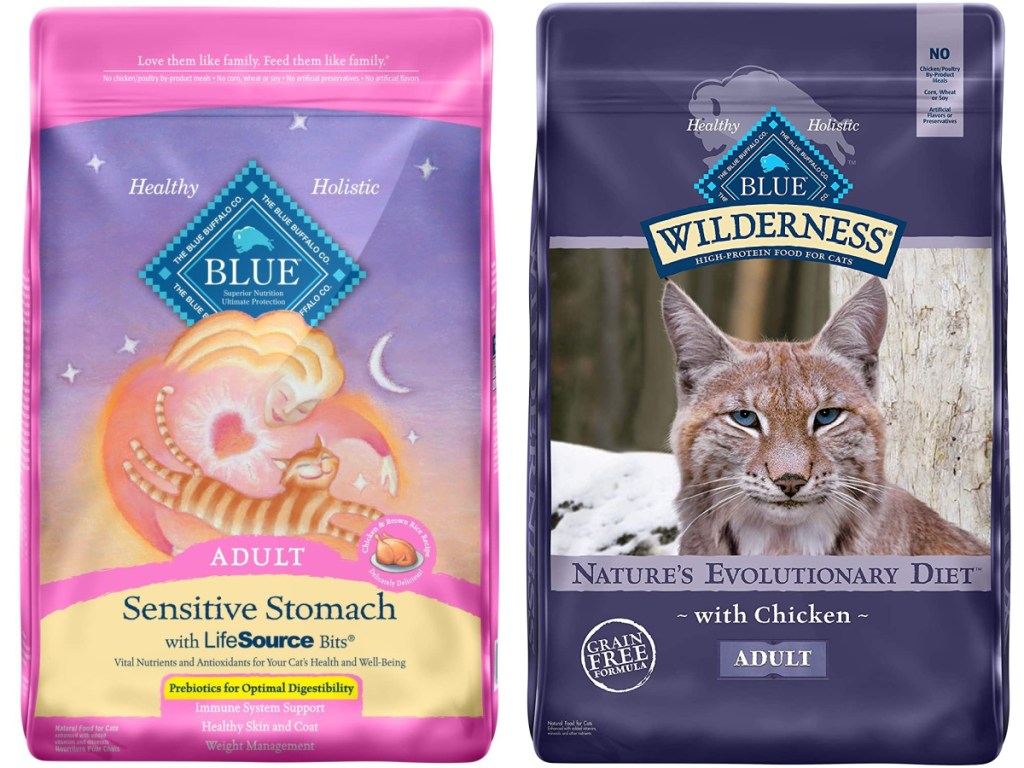 blue buffalo dry adult cat food