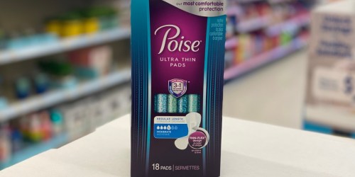 New $3/1 Poise Coupon = FREE Pads After Cash Back & Rewards at CVS & Walgreens