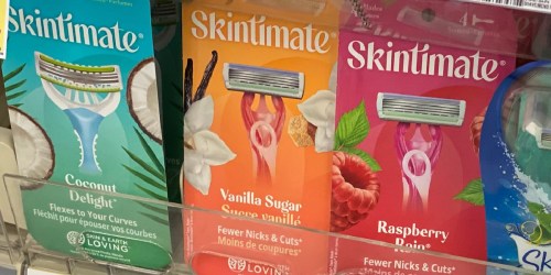 $13 Worth of New Skintimate & Schick Coupons = FREE Razors After Cash Back at Target