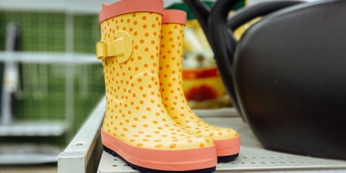 Sun Squad Kids Garden & Rain Boots Only $10 on Target.online (Regularly $15)