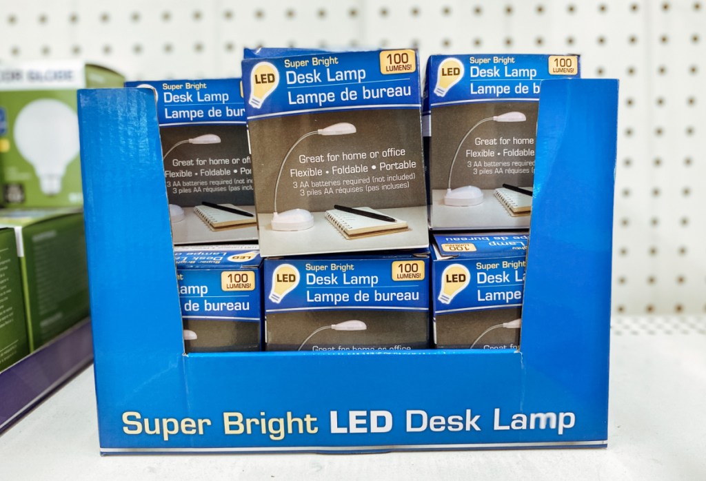 in-store display of LD lamps