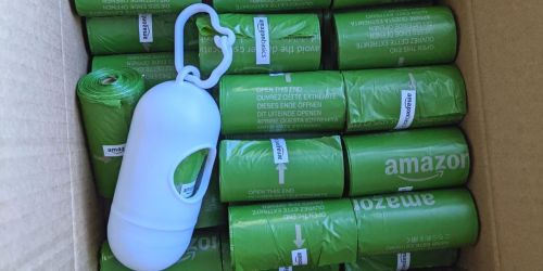 Amazon Basics Pet Waste Bags 250-Count w/ Dispenser Clip Just $7 Shipped (Regularly $11)