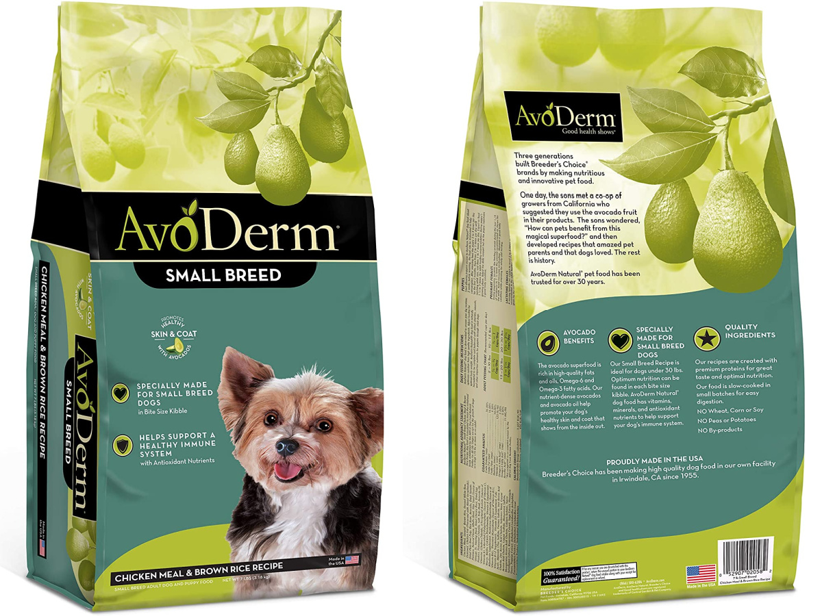 avoderm small dog food