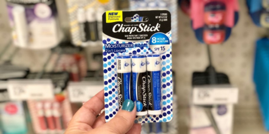 ChapStick Lip Balm 3-Pack Only $2.91 Shipped on Amazon