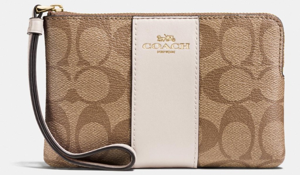 coach signature wristlet