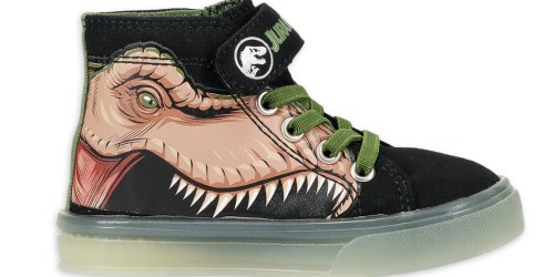 Jurassic World Kids Light-Up Shoes Only $7.99 on Walmart.online (Regularly $25)