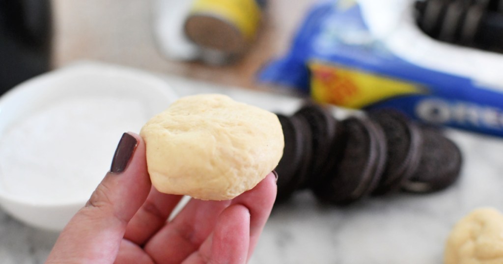 dough covered oreo