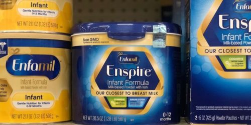 Up to 25% Off Enfamil Enspire Infant Formula + Free Shipping on Amazon | Closest to Breast Milk