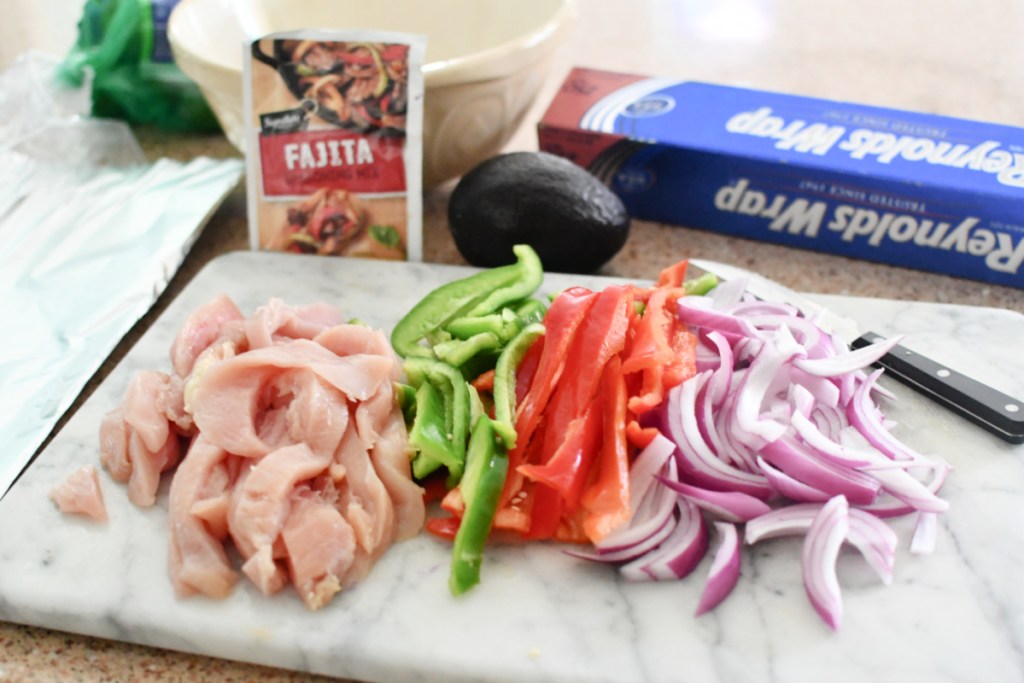 foil packet chicken fajitas ingredients