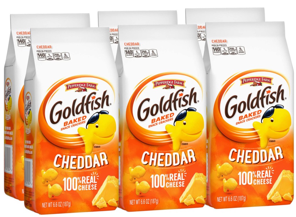 goldfish cheddar bags