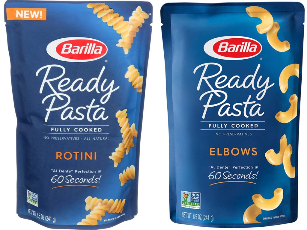 rotini and elbow pasta ready