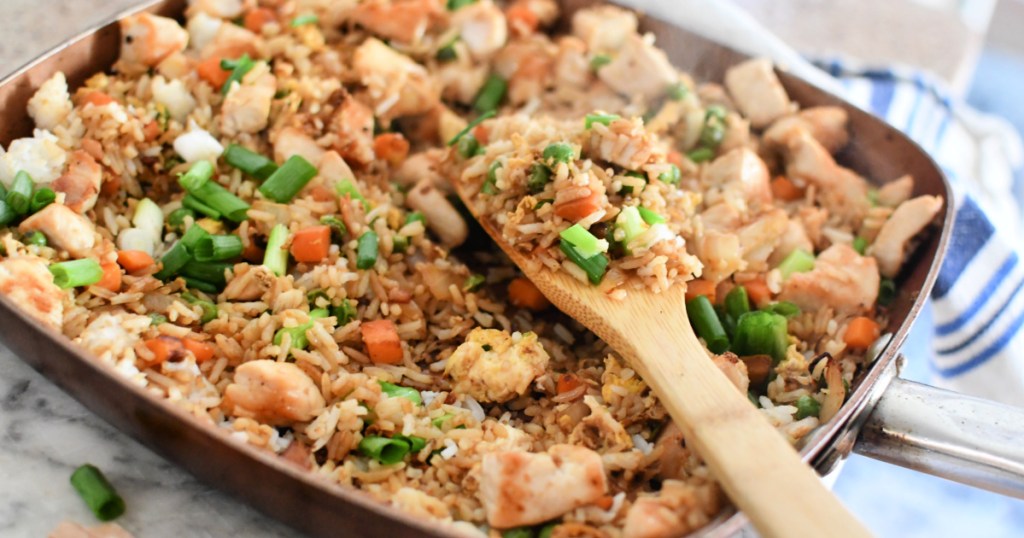 skillet chicken fried rice