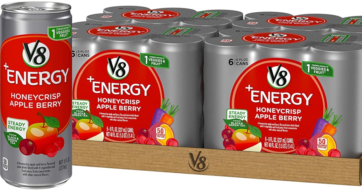 v8 energy honeycrisp 6 packs