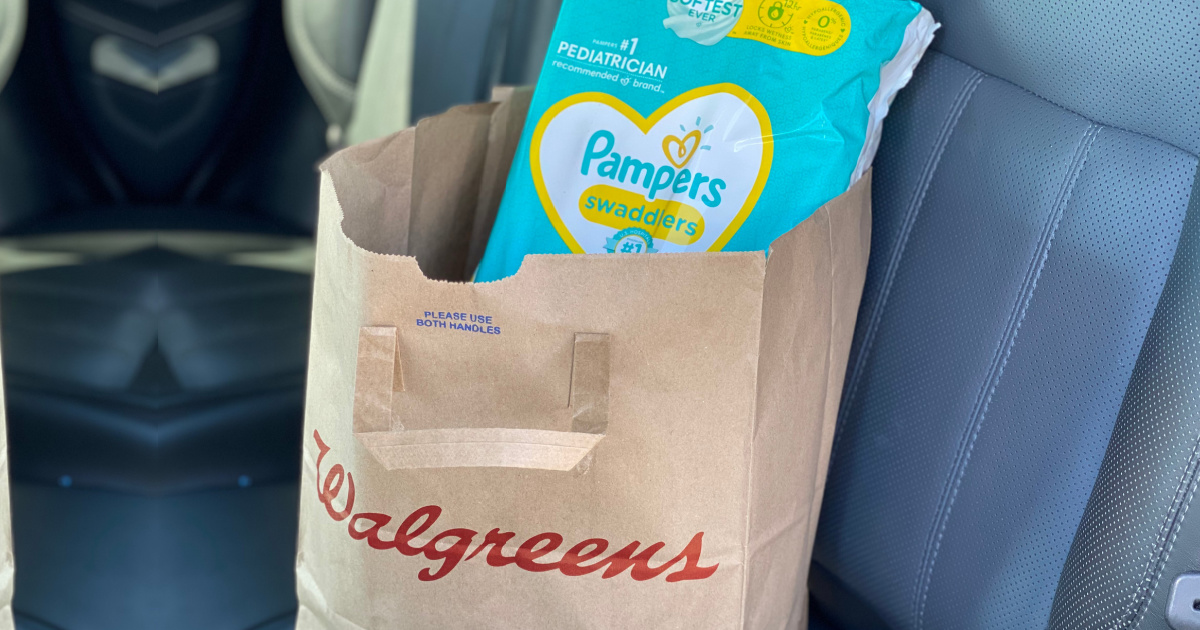 walgreens bag w: pampers