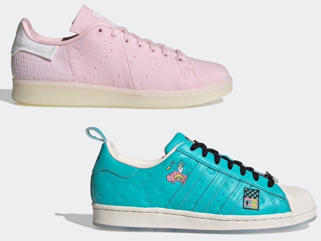 Adidas Stan Smith Primeblue Shoes and Adidas Superstar Arizona Shoes