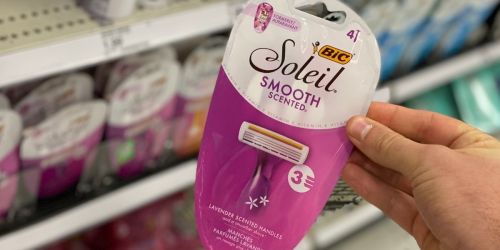 BIC Soleil Disposable Razors 4-Pack Only 99¢ at Target | Just Use Your Phone