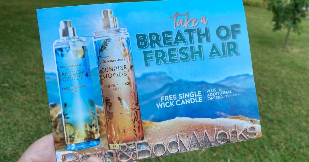 Bath Body Works Mailer