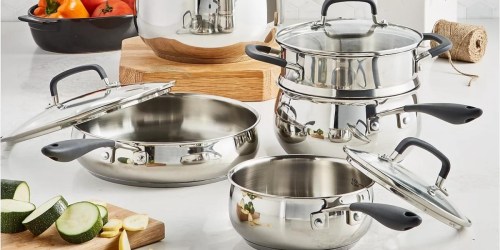 Belgique Stainless Steel 12-Piece Cookware Sets Only $119.99 Shipped on Macys.online (Regularly $300)