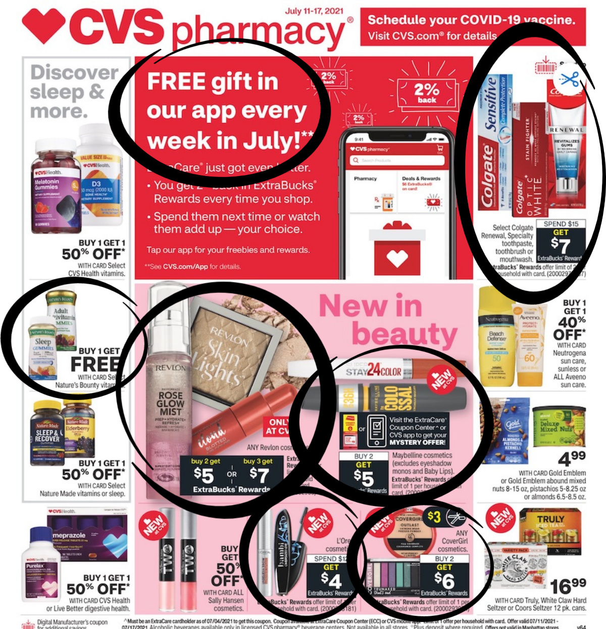 CVS ad scan page one