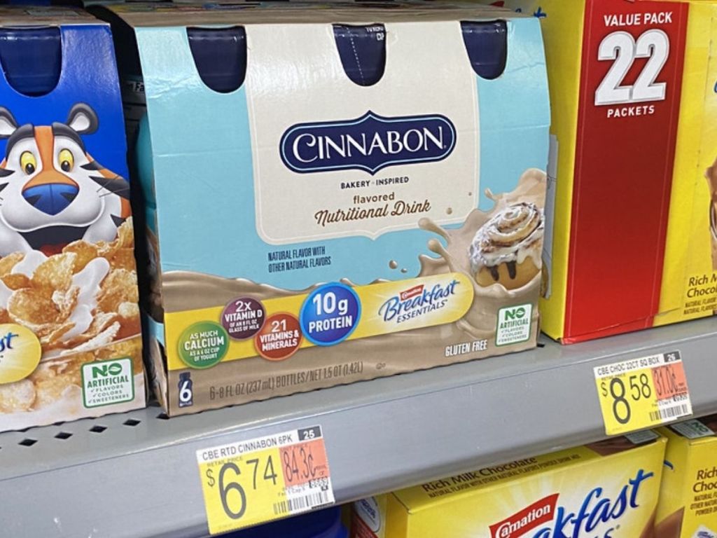 Carnation Breakfast Essentials Cinnabon Drink