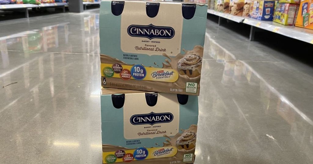 Carnation Breakfast Essentials Cinnabon Nutritional Drink