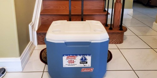 Coleman 50-Quart Cooler w/ Wheels Just $29.82 on Walmart.online (Regularly $49) | Keeps Ice Up to 5 Days