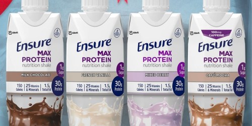 Ensure Max Protein Nutrition Shakes 12-Count Only $15.83 Shipped on Amazon (Reg. $37)