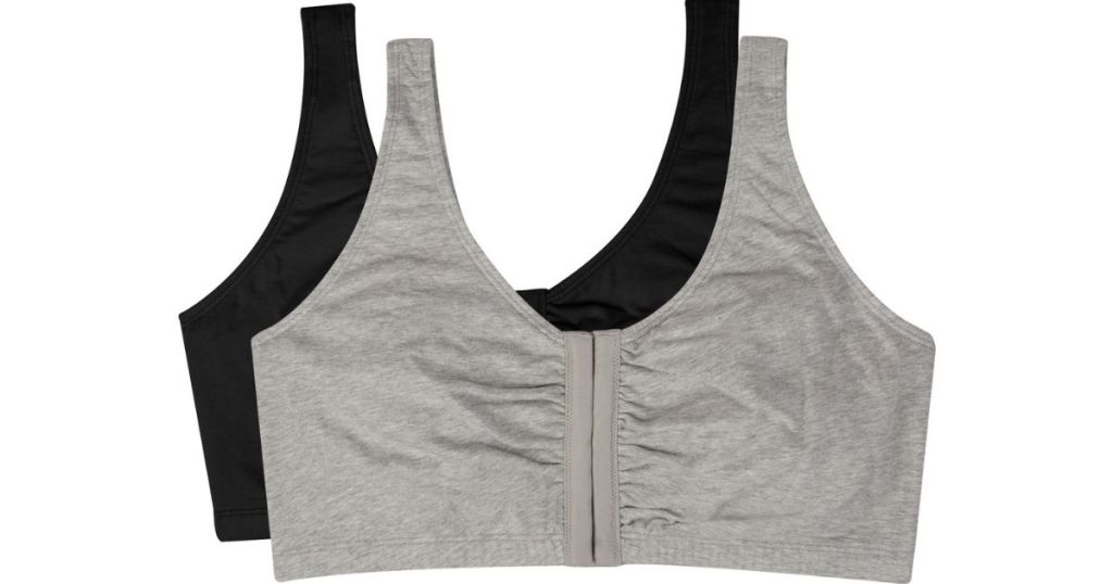 two women's bras