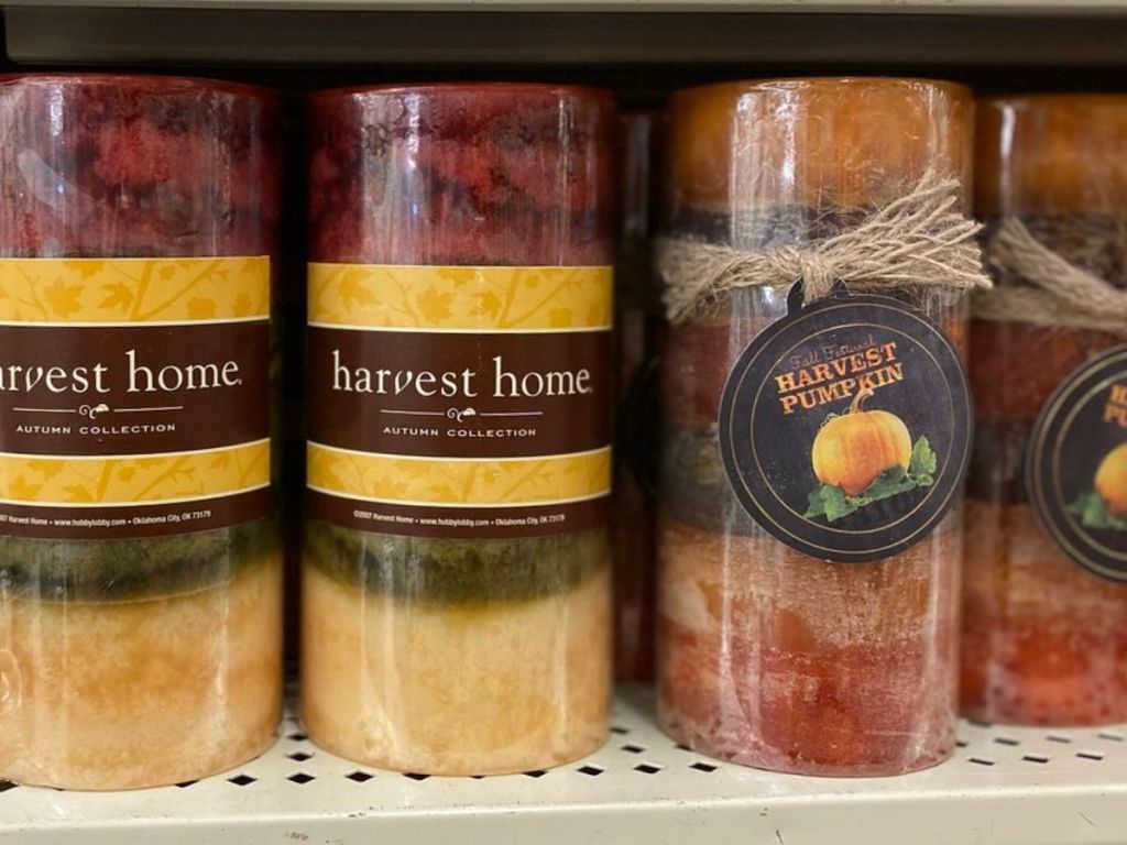 Hobby Lobby Fall & Thanksgiving Candles