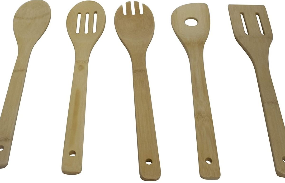 IMUSA USA 5pc Bamboo Set