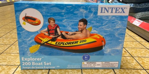 Intex 2-Person Boat w/ Oars Just $16.99 at ALDI