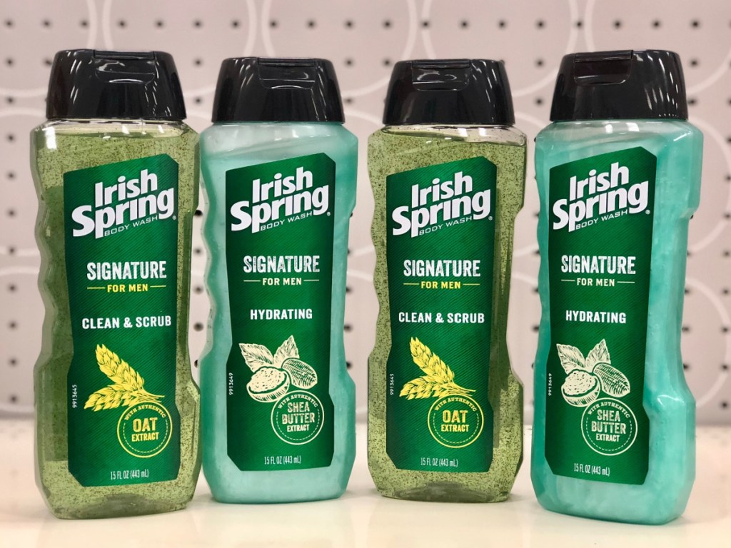 multiple bottles of irish spring body wash