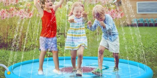 Kids Splash Pad & Sprinkler Only $13.59 on Amazon | Perfect for Summer Fun