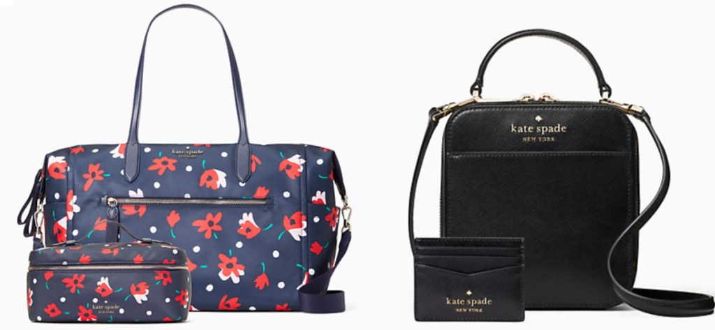 kate spade weekender bag and bundle set 