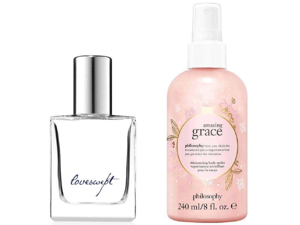 Loveswept Eau De Toilette and Amazing Grace Shimmering Body Spritz