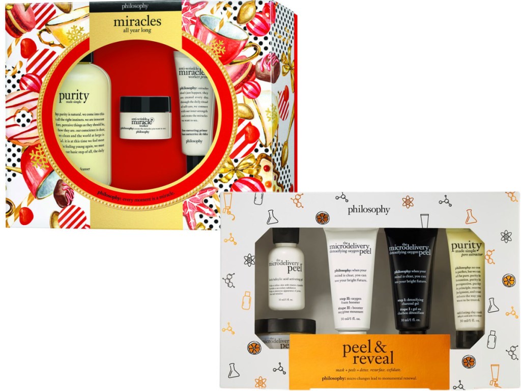 Miracles All Year Long 3-Piece Skin Care Set and Peel & Reveal Mask Set