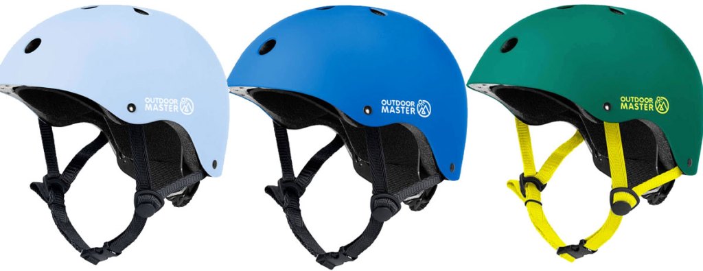 three kids skateboard helmets